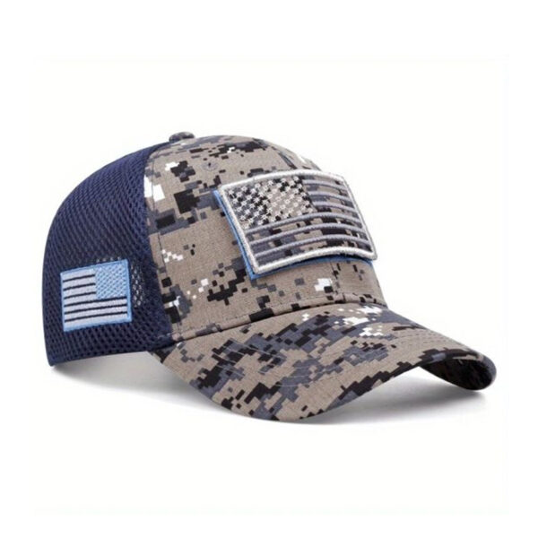 Camo Hook-and-Loop Mesh Cap