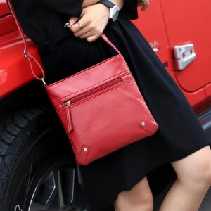 红色女士挎包 red women's handbag
